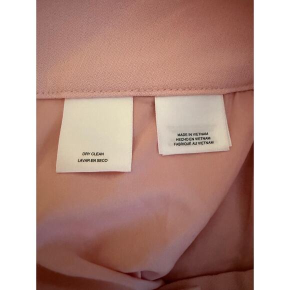 Kasper Harlow Stretch Crepe Dress Pants Women’s 8 Pink NWT Slim Straight Leg - Picture 9 of 13